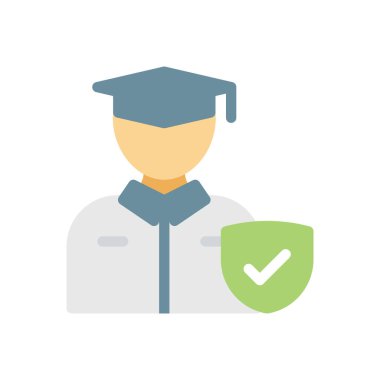 graduation vector illustration on a transparent background.Premium quality symbols.Stroke icon for concept and graphic design.