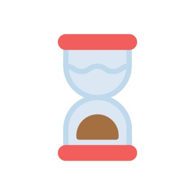 Şeffaf bir arkaplan üzerinde kum saati vektörü çizimi. Konsept ve grafik tasarımı için mükemmel kalite simgeleri..