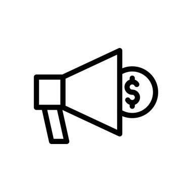 Saydam bir arkaplanda dolar vektör illüstrasyonu. Premium kalite semboller. Konsept ve grafik tasarım için ince çizgi simgesi..