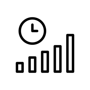Şeffaf bir arkaplan üzerinde bar vektör çizimi. Premium kalite sembolleri. Konsept ve grafik tasarım için ince çizgi simgesi. 