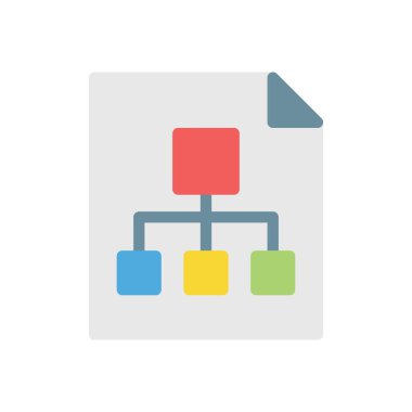 şeffaf bir arkaplan üzerinde akış şeması çizelgesi çizimi. Konsept ve grafik tasarımı için premimium kalite simgeleri.. 