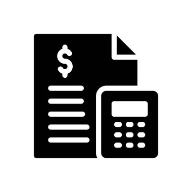 Saydam bir arkaplanda dolar vektör illüstrasyonu. Konsept ve grafik tasarım simgeleri için kaliteli semboller..