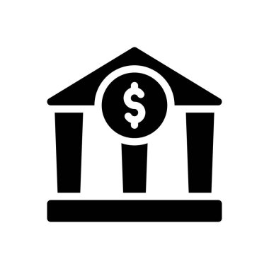 Saydam bir arkaplanda dolar vektör illüstrasyonu. Konsept ve grafik tasarım simgeleri için kaliteli semboller..