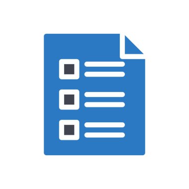 Şeffaf bir arkaplan üzerindeki denetleme listesi vektör illüstrasyonu. Konsept ve grafik tasarımı için mükemmel kalite sembolleri.. 