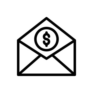 Saydam bir arkaplanda dolar vektör illüstrasyonu. Premium kalite semboller. Konsept ve grafik tasarım için ince çizgi simgesi..