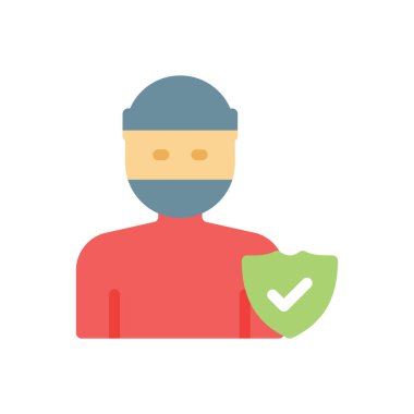 Saydam bir arkaplan üzerinde adam vektör illüstrasyonu. Konsept ve grafik tasarım için mükemmel kalite simgeleri..