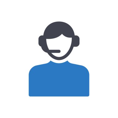 customer vector illustration on a transparent background.Premium quality symbols.Glyphs icon for concept and graphic design. 