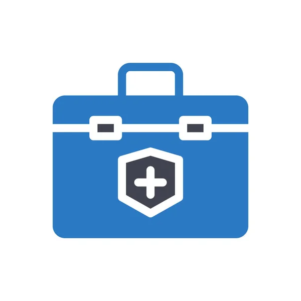 Medical Kit Vector Illustration Transparent Background Premium Quality Symbols Glyphs — Image vectorielle