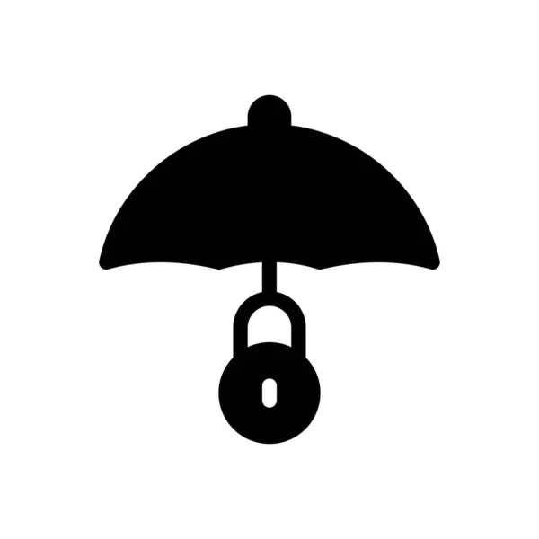 Lock Vektor Illustration Auf Transparentem Hintergrund Hochwertige Symbole Glyphen Symbol — Stockvektor