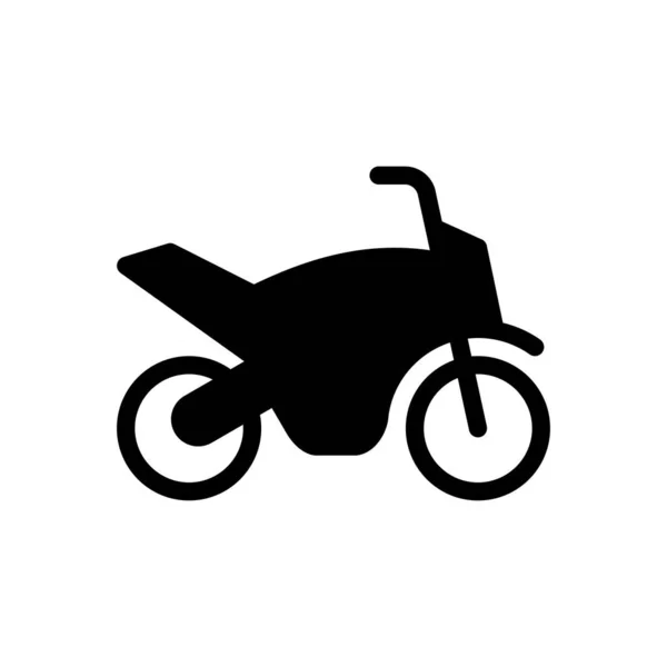 Bike Vector Illustration Transparent Background Premium Quality Symbols Glyphs Icon — Vector de stock
