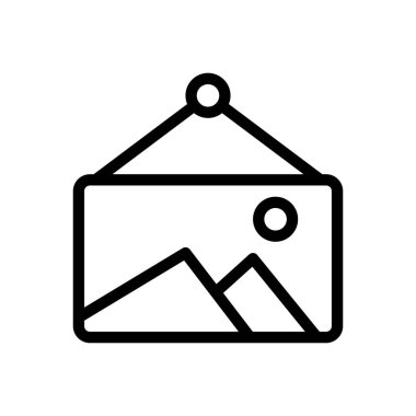 Şeffaf bir arkaplanda resim vektör çizimi. Premium kalite sembolleri. Konsept ve grafik tasarım için ince çizgi simgesi. 