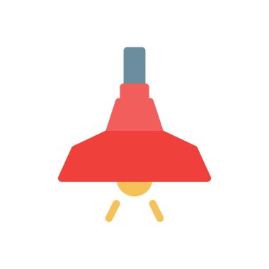 Saydam bir arkaplan üzerinde lamba vektör çizimi. Konsept ve grafik tasarımı için birinci sınıf kalite simgeler..