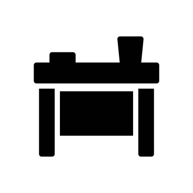 Şeffaf bir arkaplan üzerinde tablo vektör illüstrasyonu. Konsept ve grafik tasarım için mükemmel kalite sembolleri..