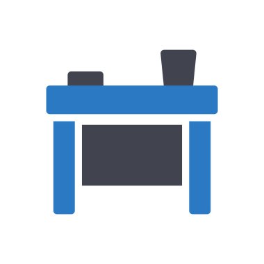 Şeffaf bir arkaplan üzerinde tablo vektör illüstrasyonu. Konsept ve grafik tasarım için mükemmel kalite sembolleri..