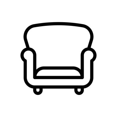 sofa vector illustration on a transparent background.Premium quality symbols.Thin line icon for concept and graphic design.