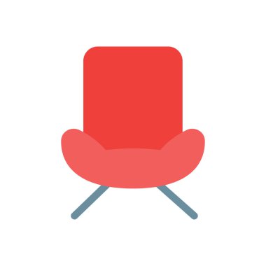 Şeffaf bir arkaplan üzerinde koltuk vektör illüstrasyonu. Konsept ve grafik tasarımı için birinci sınıf kalite simgeler..