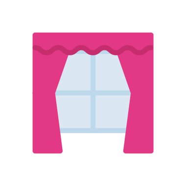 Şeffaf bir arkaplan üzerinde pencere vektör çizimi. Konsept ve grafik tasarımı için birinci sınıf kalite simgeler.. 