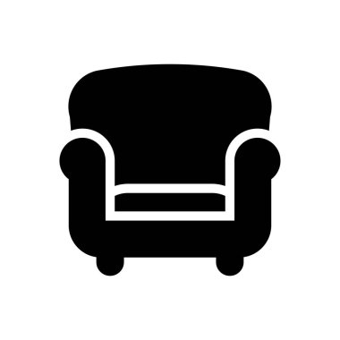 sofa vector illustration on a transparent background.Premium quality symbols.Glyphs icon for concept and graphic design. 