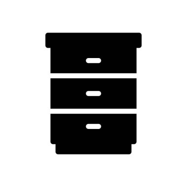 Şeffaf bir arkaplan üzerinde kabine vektör illüstrasyonu. Konsept ve grafik tasarım simgeleri için kaliteli semboller..