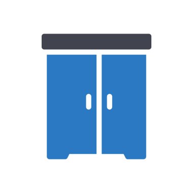 cupboard vector illustration on a transparent background.Premium quality symbols.Glyphs icon for concept and graphic design.