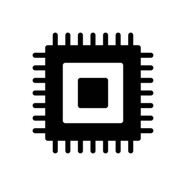 Şeffaf bir arkaplan üzerinde çip vektör çizimi. Konsept ve grafik tasarımı için mükemmel kalite semboller.. 