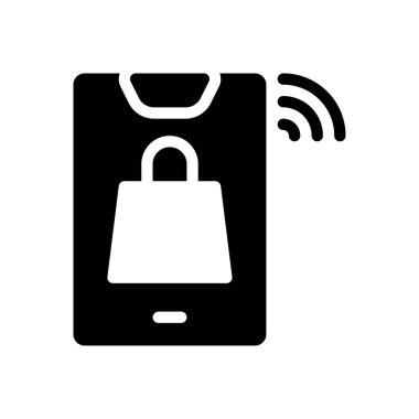 Şeffaf bir arkaplan üzerinde çevrimiçi vektör illüstrasyonu. Konsept ve grafik tasarımı için kaliteli semboller.. 