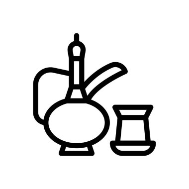 Islamic vector illustration on a transparent background.Premium quality symbols.Thin line icon for concept and graphic design. 