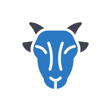 Şeffaf bir arkaplan üzerinde keçi vektör çizimi. Konsept ve grafik tasarımı için mükemmel kalite semboller..