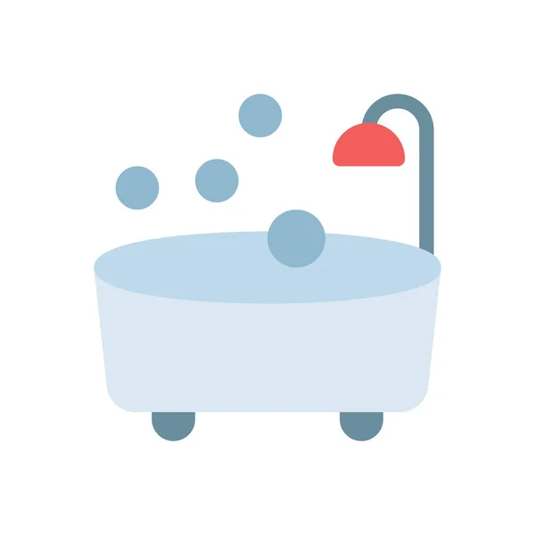 Bath Vector Illustration Transparent Background Premium Quality Symbols Stroke Icon — Archivo Imágenes Vectoriales