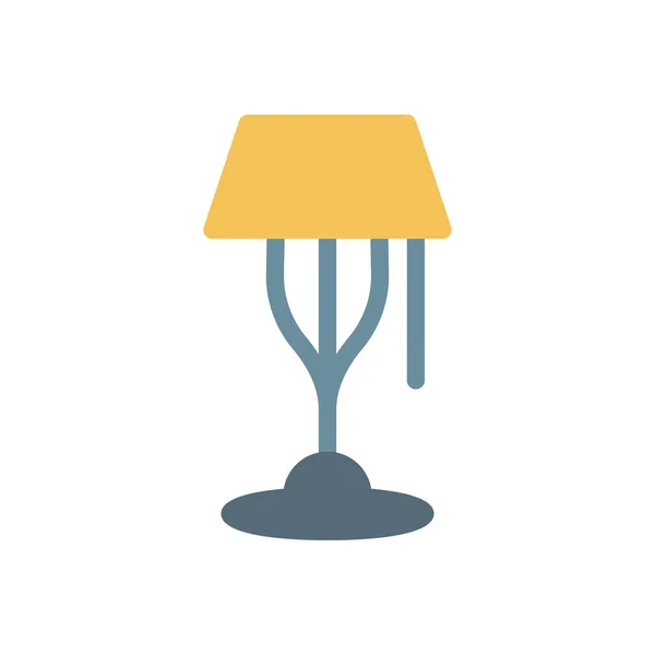 Ilustrasi Vektor Lampu Pada Sebuah Background Premium Kualitas Ikon Simbols - Stok Vektor