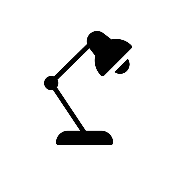 Table Lamp Vector Illustration Transparent Background Premium Quality Symbols Glyphs — Wektor stockowy
