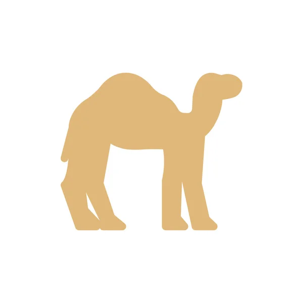 Camel Vector Illustration Transparent Background Premium Quality Symbols Stroke Icon — Stockvektor