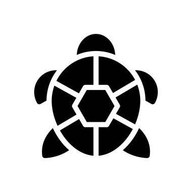tortoise vector illustration on a transparent background.Premium quality symbols.Glyphs icon for concept and graphic design.