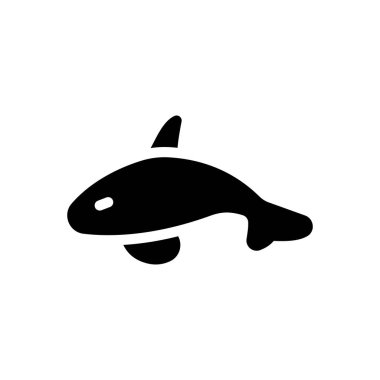 Şeffaf bir arkaplanda balık vektör çizimi. Konsept ve grafik tasarım simgeleri..