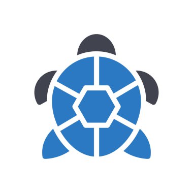 tortoise vector illustration on a transparent background.Premium quality symbols.Glyphs icon for concept and graphic design.