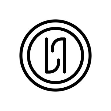 shekel vector illustration on a transparent background.Premium quality symbols.Thin line icon for concept and graphic design. 