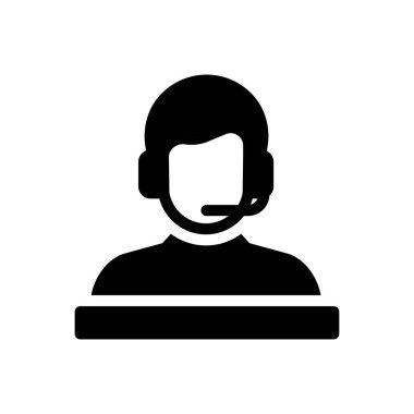 customer vector illustration on a transparent background.Premium quality symbols.Glyphs icon for concept and graphic design. 