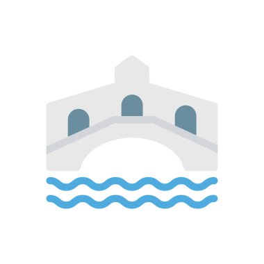 rialto vector illustration on a transparent background.Premium quality symbols.Stroke icon for concept and graphic design.