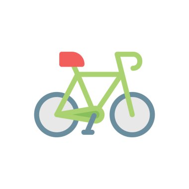 Şeffaf bir arkaplan üzerinde bisiklet vektör çizimi. Konsept ve grafik tasarım için birinci sınıf kalite simgeler.. 