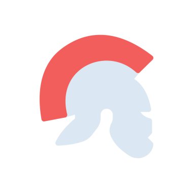 gladiator vector illustration on a transparent background.Premium quality symbols.Stroke icon for concept and graphic design.