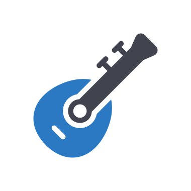 lute vector illustration on a transparent background.Premium quality symbols.Glyphs icon for concept and graphic design. 