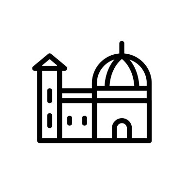 Santa vector illustration on a transparent background.Premium quality symbols.Thin line icon for concept and graphic design. 