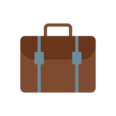 Şeffaf bir arkaplan üzerindeki bagaj vektör çizimi. Konsept ve grafik tasarım için birinci sınıf kalite simgeler.. 