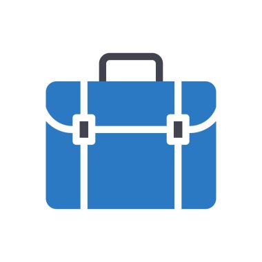 Şeffaf bir arkaplan üzerinde bagaj vektör çizimi. Konsept ve grafik tasarım için mükemmel kalite semboller..