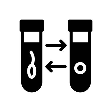 Şeffaf bir arkaplan üzerinde sperm vektör illüstrasyonu. Konsept ve grafik tasarımı için özel kalite semboller..