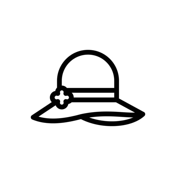 Illustration Vectorielle Chapeau Sur Fond Transparent Symboles Qualité Premium Icône — Image vectorielle