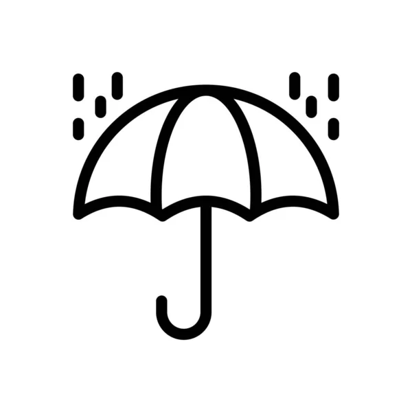 Illustration Vectorielle Parapluie Sur Fond Transparent Symboles Qualité Premium Icône — Image vectorielle