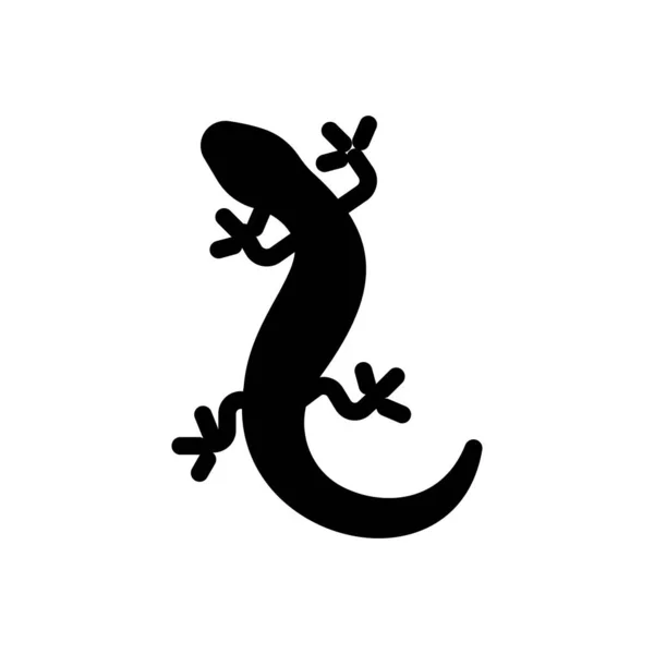 Lizard Vector Illustration Transparent Background Premium Quality Symbols Glyphs Icon — 图库矢量图片