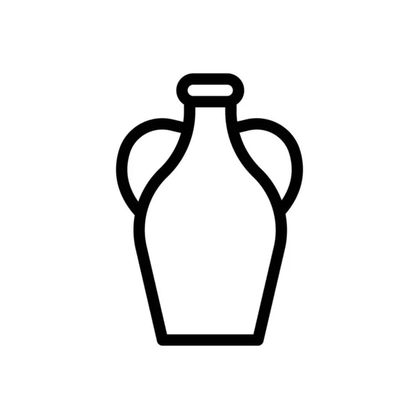 Flaschenvektorillustration Auf Transparentem Hintergrund Symbole Premium Qualität Thin Line Symbol — Stockvektor