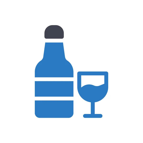 Ilustração Vetor Bebida Fundo Transparente Símbolos Qualidade Premium Ícone Glyphs —  Vetores de Stock